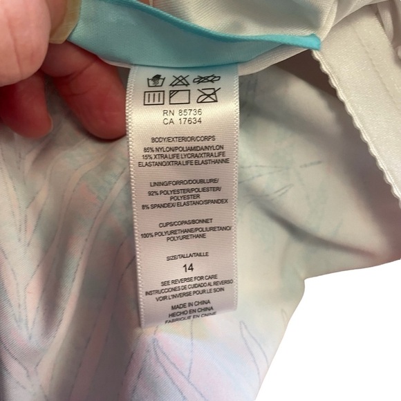 Beach House Swim Courtney Lace Up Tankini Top Size 14 - excellent Condition - Picture 12 of 15